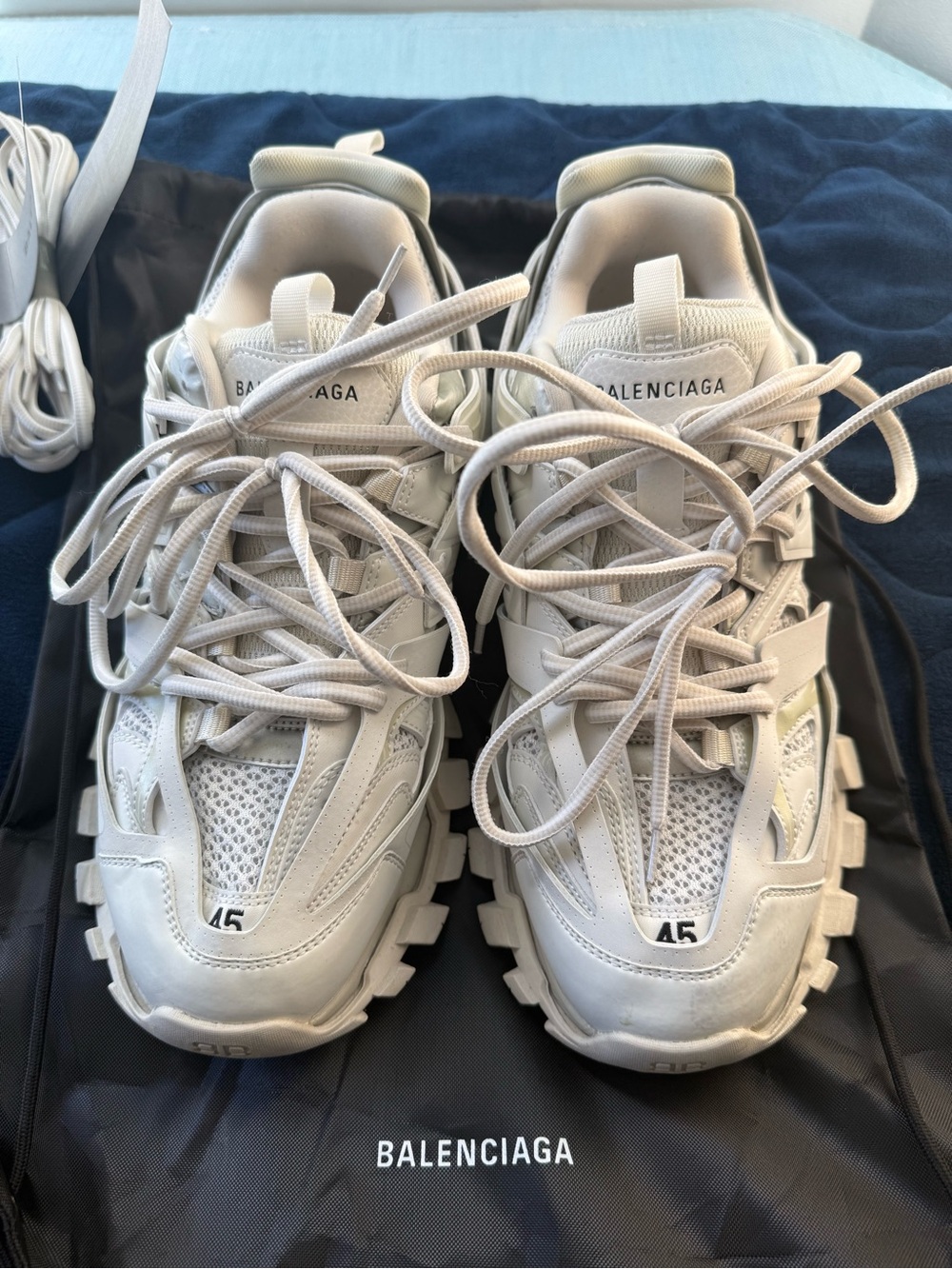 Balenciaga Track Sneakers White – EU 45 – Good Condition + Dust Bag